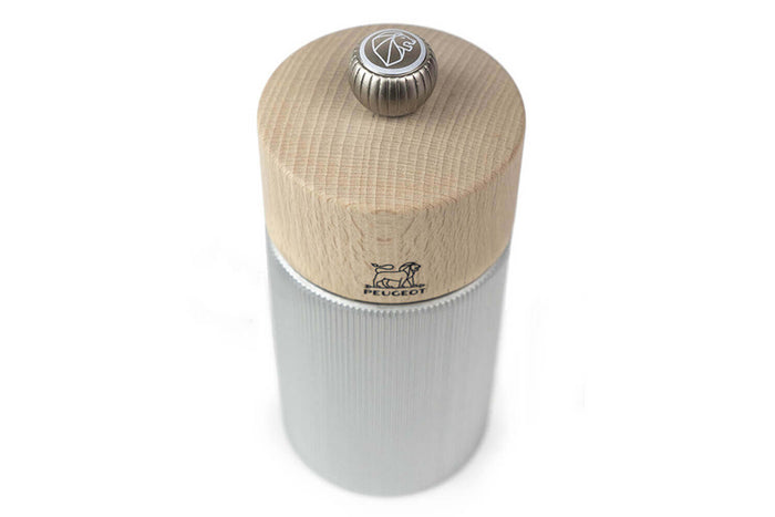 Moulin Peugeot Line Aluminium naturel 18cm - Moulin à sel