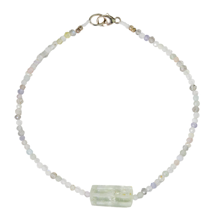 Multi Gem & Beryl Bracelet No. 101-Margaret Solow