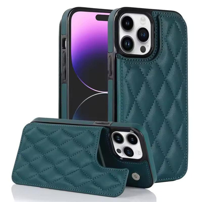 Multifunctional Wallet Mobile Phone Case for Apple iPhone 11- Green