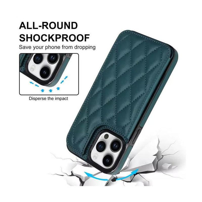 Multifunctional Wallet Mobile Phone Case for Apple iPhone 7 Plus / 8 Plus- Green