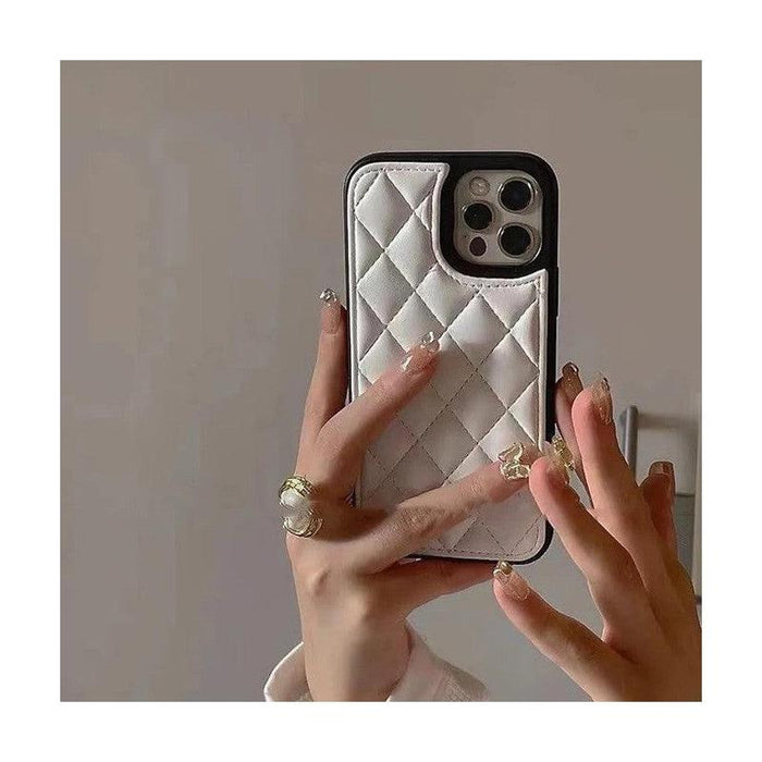 Multifunctional Wallet Mobile Phone Case for Apple iPhone 7 Plus / 8 Plus- White