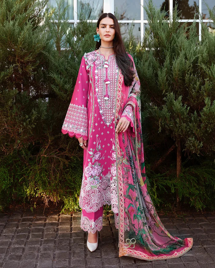 Mushq - Blushing Rose Three Piece Lawn