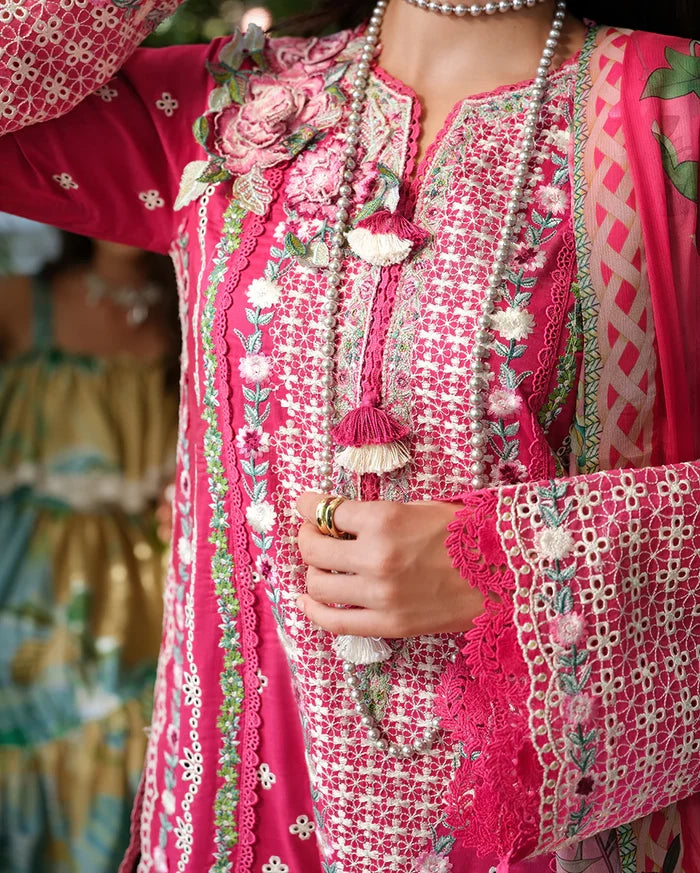 Mushq - Blushing Rose Three Piece Lawn