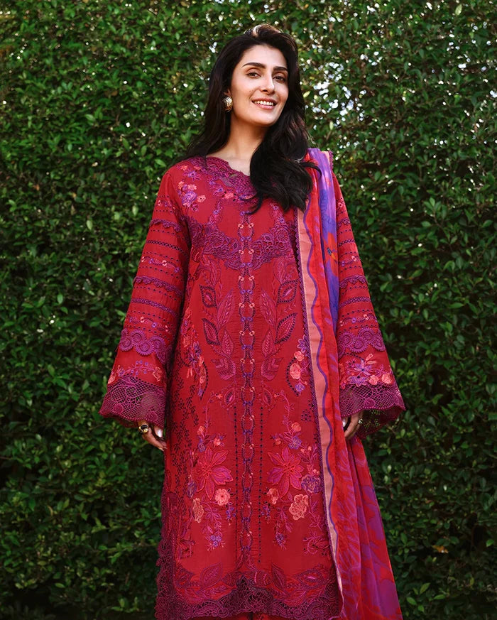 Mushq - Falling Petals Three Piece Lawn