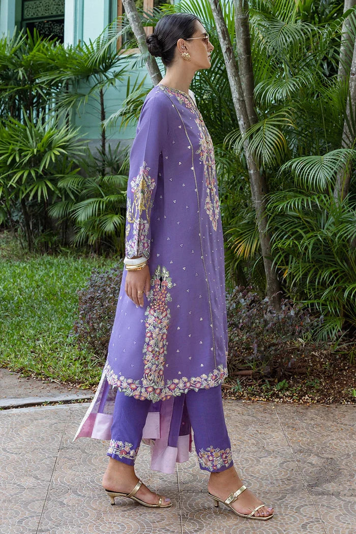Mushq - Hemline-Elaris Three Piece Raw Silk Suit