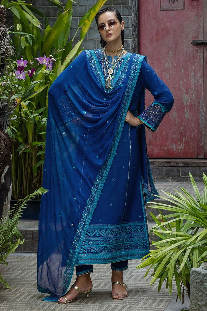 Mushq - Hemline-Marisette Three Piece Raw Silk Suit