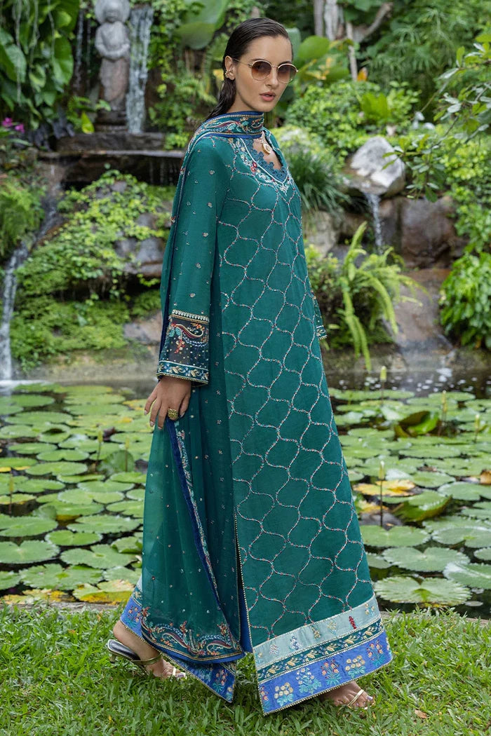 Mushq - Hemline-Valene Three Piece Raw Silk Suit