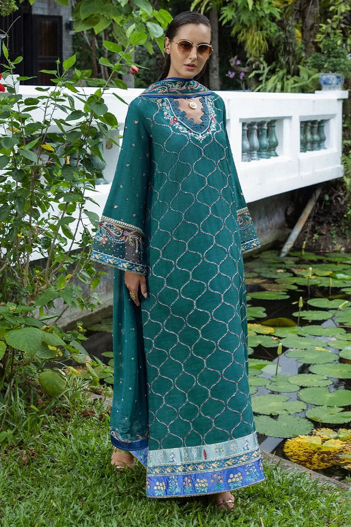 Mushq - Hemline-Valene Three Piece Raw Silk Suit