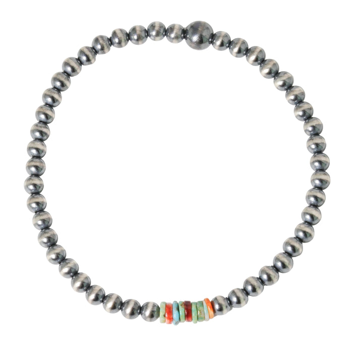 Navajo Pearl + Spiny Oyster Shell Bracelet