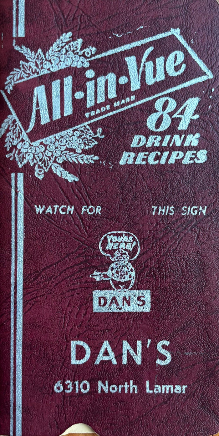 (*NEW ARRIVAL*) (Cocktails) Dan's All-in-Vue: 84 Drink Recipes