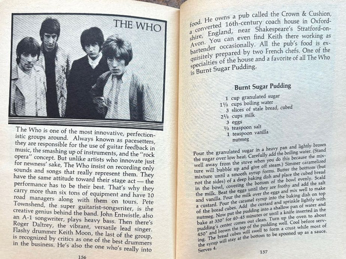 (*NEW ARRIVAL*) (Hippie) Cool Cooking: Recipes of Your Favorite Rock Stars (Roberta Ashley)