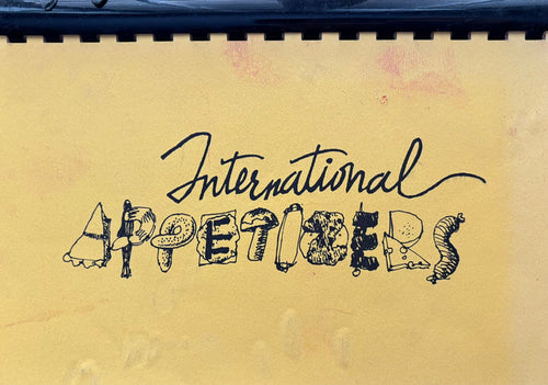 (*NEW ARRIVAL*) (Immigrants) International Institute of San Francisco. International Appetizers