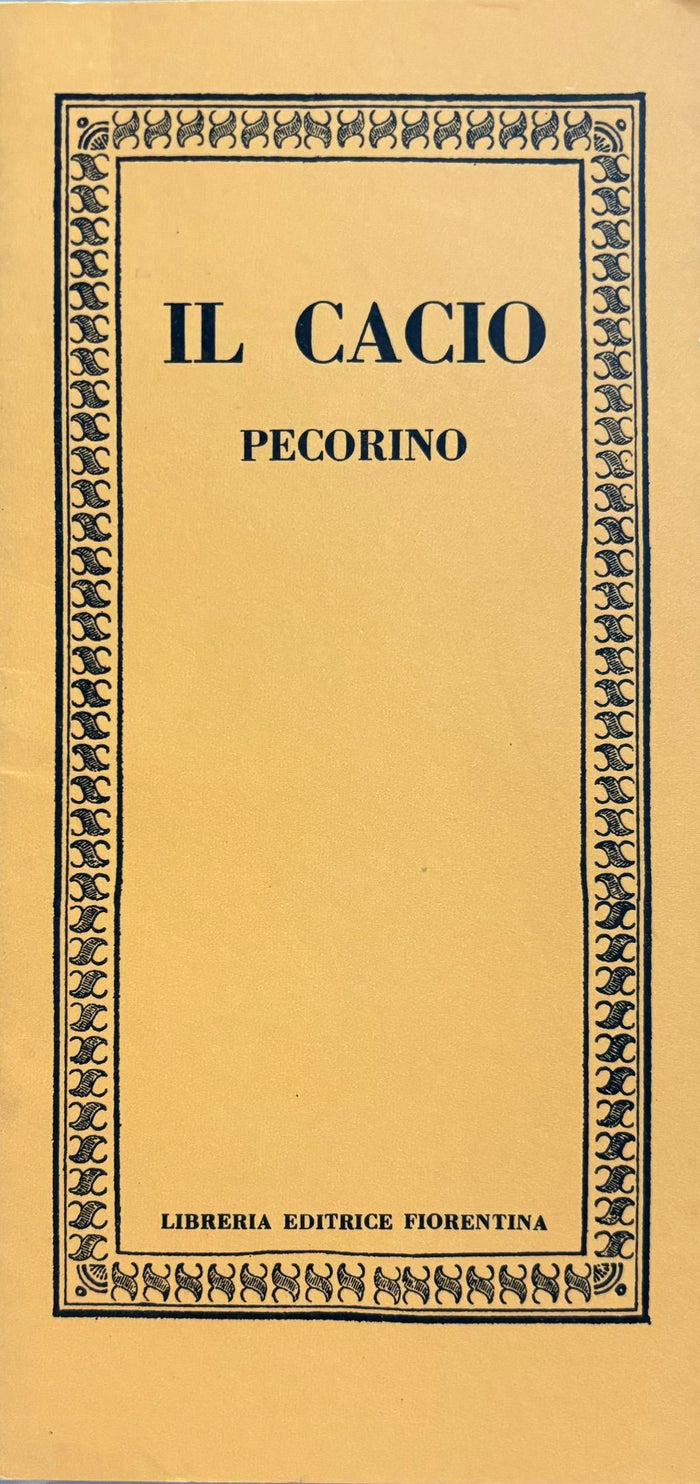 (*NEW ARRIVAL*) (Italian - Cheese) Guglielma Amerighi. Il Cacio: Pecorino