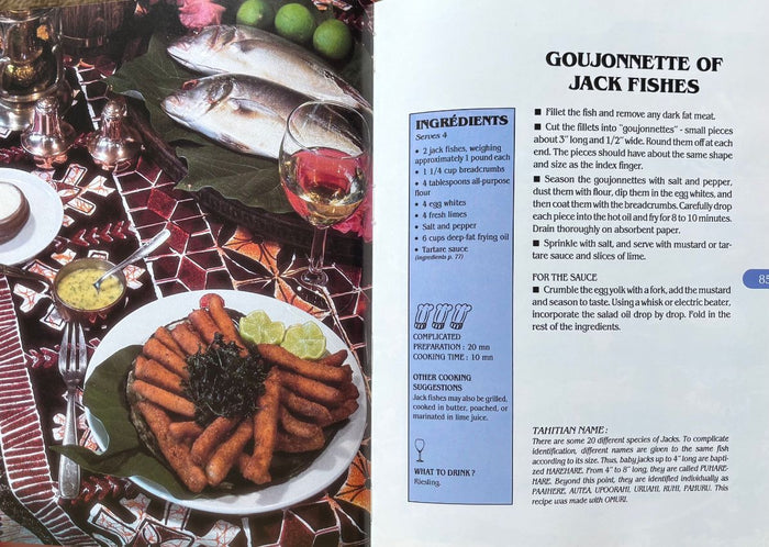 (*NEW ARRIVAL*) (Oceania - Tahiti) Jean Galopin. Tahitian Island Cooking