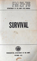 (*NEW ARRIVAL*) (Outdoors) Dept. of the Army. Survival