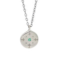 New Moon Emerald Necklace-Adel Chefridi