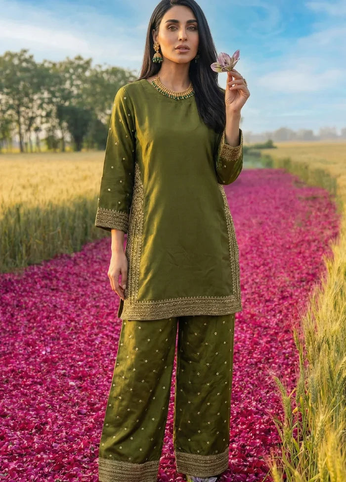 Noorma Kaamal - NK-RSE-10 Two Piece Raw Silk