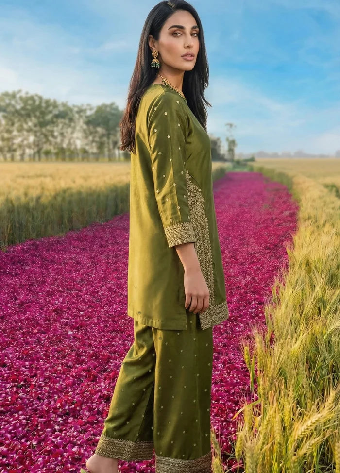 Noorma Kaamal - NK-RSE-10 Two Piece Raw Silk