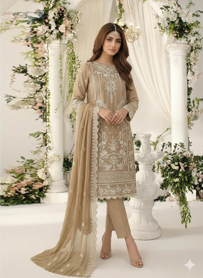 Noorma Kaamal - Tulip Three Piece Chiffon
