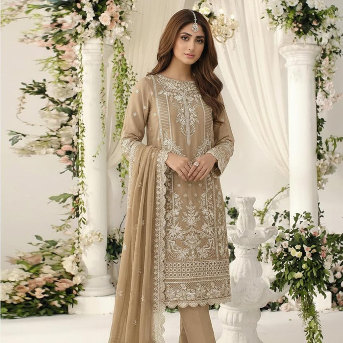 Noorma Kaamal - Tulip Three Piece Chiffon