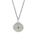 Nostalgia Blue Sapphire Necklace
