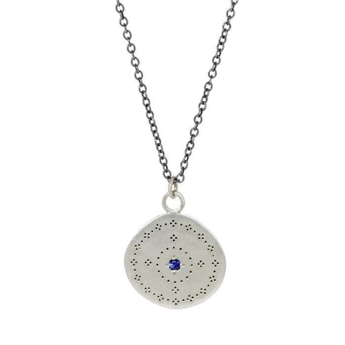 Nostalgia Blue Sapphire Necklace