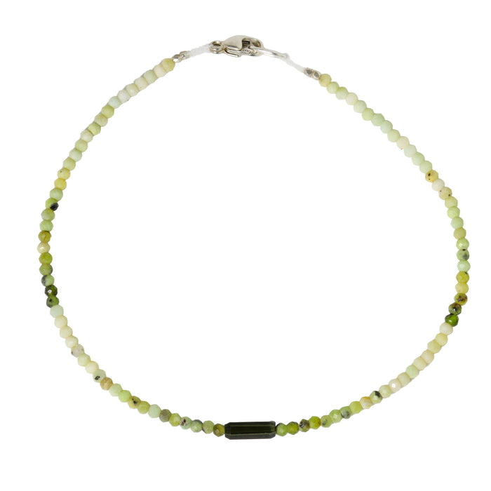 Olive Opal & Tourmaline Bracelet No. 154-Margaret Solow