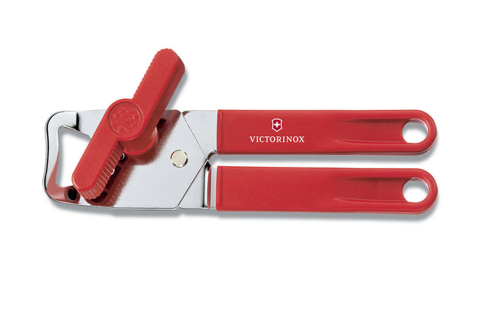 Ouvre-boites décapsuleur Victorinox 2 en 1 avec manivelle - Rouge