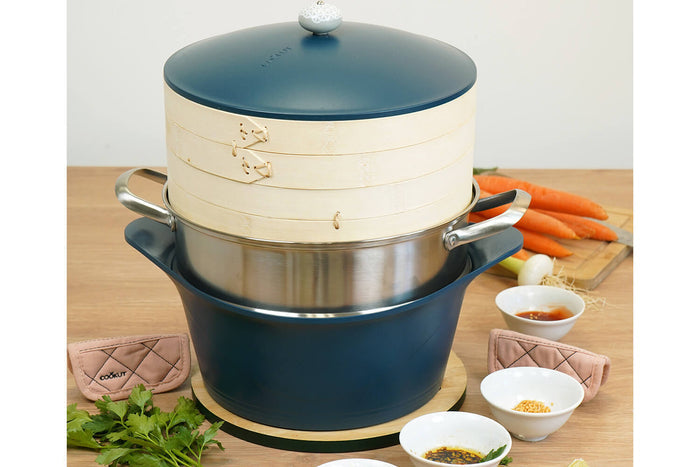 Panier vapeur en bambou Cookut pour l'Incroyable Cocotte - 24cm