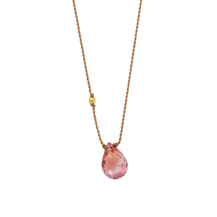 Peach Tourmaline Necklace-Margaret Solow