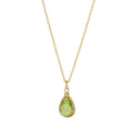 Petite Teardrop Peridot Necklace