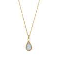 Petite Teardrop Topaz Necklace