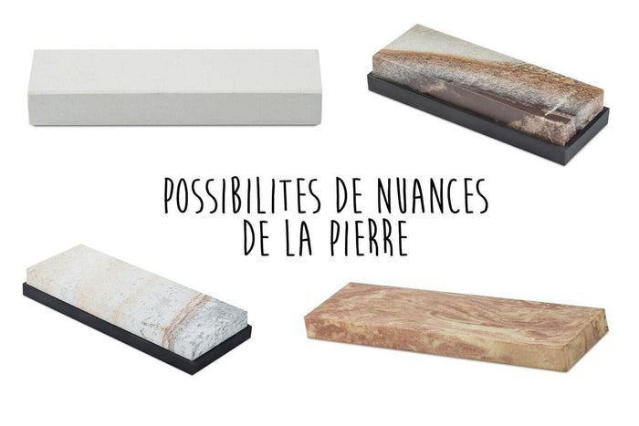 Pierre naturelle d'Arkansas RH PREYDA gros grains + coffret bois