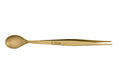 Pince à dresser avec cuillère intégrée Triangle inox 17cm - Doré