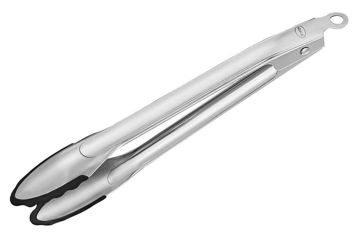 Pince traiteur Rösle en acier inoxydable et silicone - 30 cm