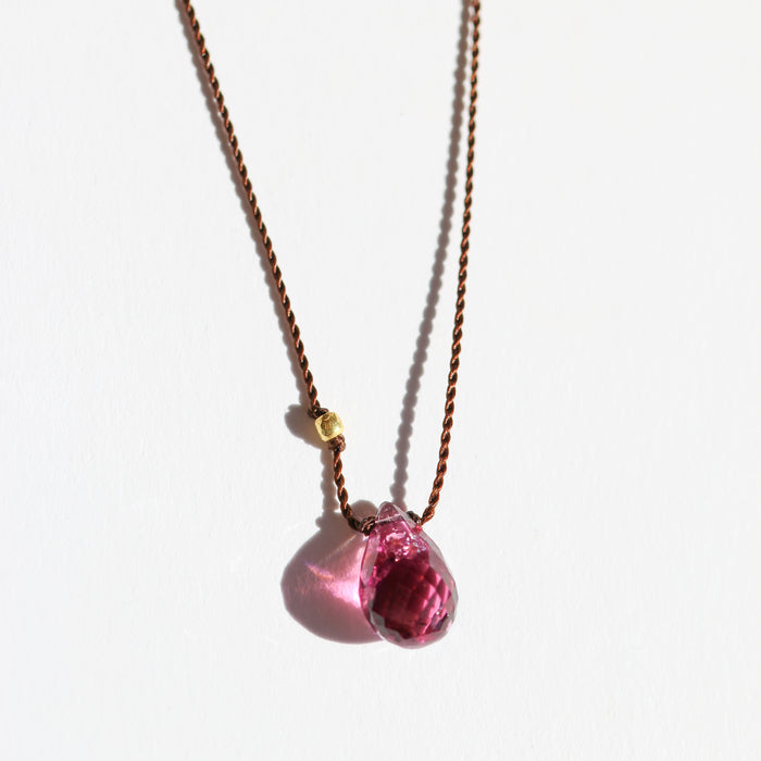 Pink Tourmaline Necklace-Margaret Solow