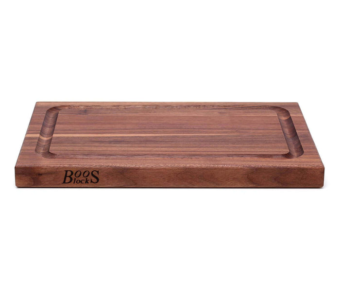 Planche à découper avec rigole Boos Blocks ProChef 46x31x4cm - Noyer
