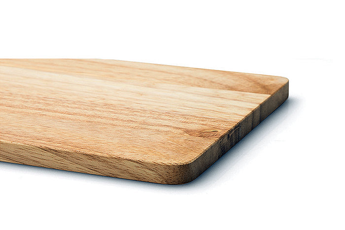 Planche à découper Continenta en bois d'hévéa - S