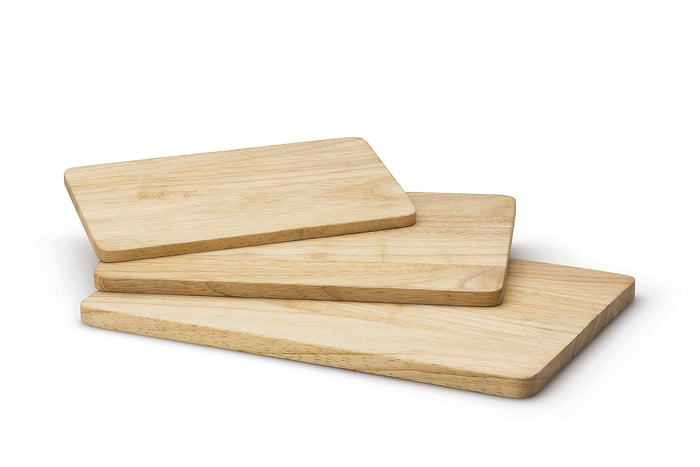 Planche à découper Continenta en bois d'hévéa - L