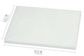 Planche à découper épaisse polyéthylène blanc HD500 40x30cm