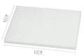 Planche à découper épaisse polyéthylène blanc HD500 60x40cm