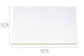 Planche à découper polyéthylène blanc HD500 avec pieds 40x30cm