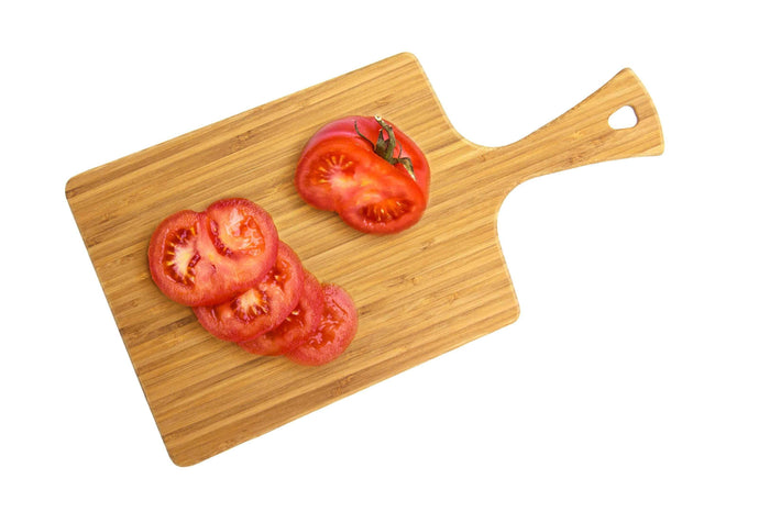 Planche à découper Totally Bamboo Greenlite Bistrot avec poignée - 38 x 20 cm