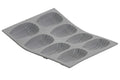 Plaque à madeleines en silicone De Buyer Elastomoule 8 ou 9 alvéoles - 8