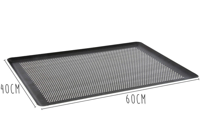 Plaque perforée anti-adhésive De Buyer en aluminium - 60 x 40 cm