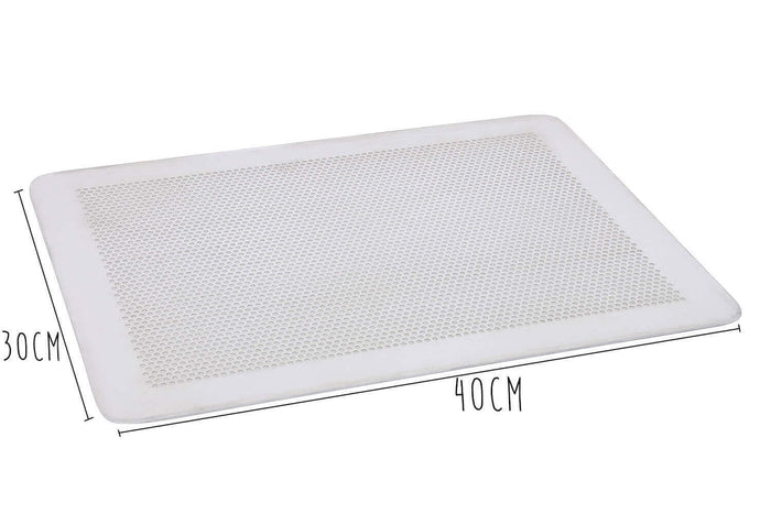 Plaque perforée en aluminium De Buyer sans rebord 1,5mm d'épaisseur - 40 x 30 cm