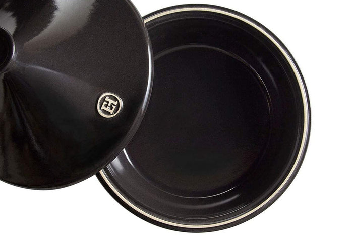 Plat à tajine Emile Henry 27 cm en céramique - Fusain