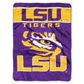 Plush 60X80 inch Blanket - Extremely Soft - Machine Washable - LSU