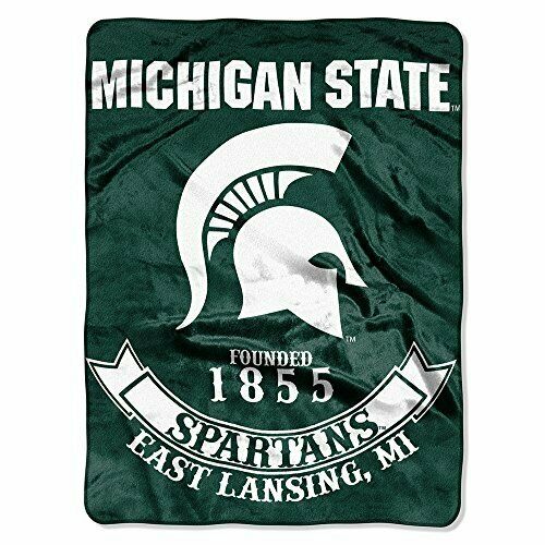 Plush 60X80 inch Blanket - Extremely Soft - Machine Washable - MICHIGAN STATE