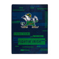 Plush 60X80 inch Blanket - Extremely Soft - Machine Washable - NOTRE DAME